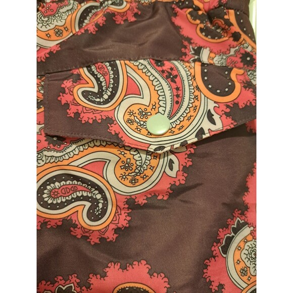 Snozu Glacier Shield Insulation Womens Snow Pants Size M/10 Pink Paisley - Picture 4 of 16